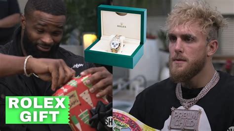 jake paul gives tyron woodley a rolex|Jake Paul Gifts Tyron Woodley $14K Rolex: ‘It’s Time .